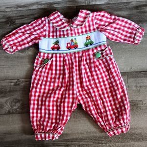 Boys Christmas Smock